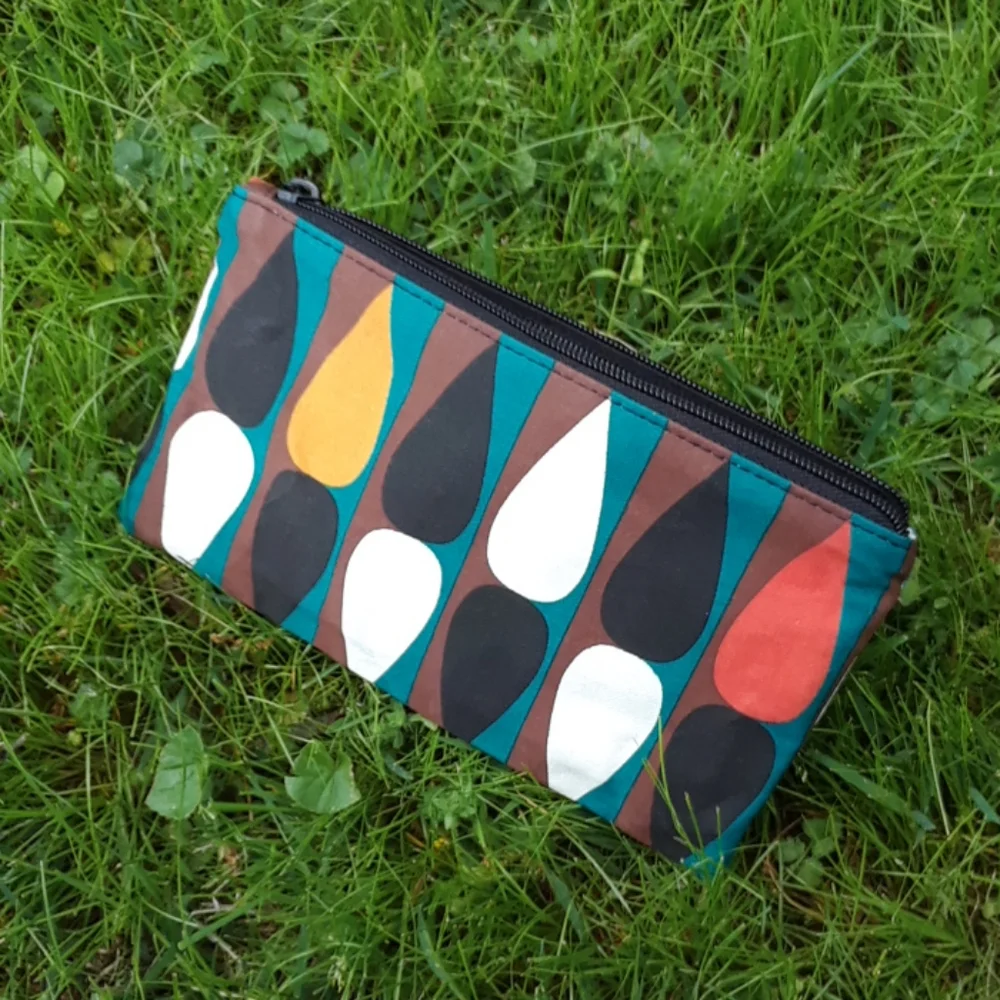 NEW H&M cosmetic clutch Tear drop print